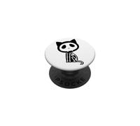 Costume d'halloween Squelette de Chat Effrayant PopSockets PopGrip Adhésif
