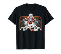 Costume d'halloween Squelette de Hockey sur Glace pour Homme et Enfant T-Shirt