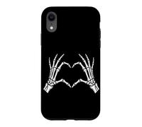 Costume d'halloween Squelette en Forme de cœur Citrouille, fantôme, sorcière Coque pour iPhone XR