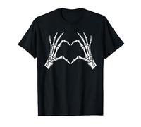 Costume d'halloween Squelette en Forme de cœur Citrouille, fantôme, sorcière T-Shirt Graphique avec Valeur
