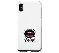 Costume d'halloween Squelette fantôme sorcière Horreur Bouche Vampire Coque pour iPhone XS Max