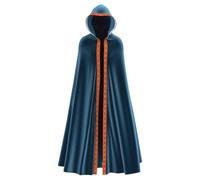 Costume d'Halloween unisexe longue cape médiévale ample robe cape châle gothique steampunk performance ensemble de vêtements