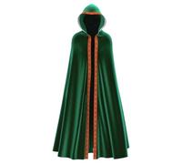 Costume d'Halloween unisexe longue cape médiévale ample robe cape châle gothique steampunk performance ensemble de vêtements