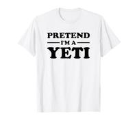 Costume d'halloween Yeti pour Femme de Neige T-Shirt