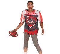 Costume D'Halloween Zombie De Footballeur Américain Pour Homme