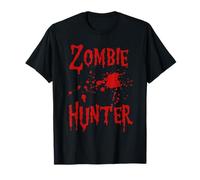 Costume d'Halloween Zombie Hunter avec éclaboussures de sang T-Shirt