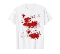 Costume d'halloween Zombie Sanglant, éclaboussures de Sang et Taches T-Shirt