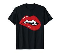 Costume d'HalloweenDracula Vampire lèvres Rouges Morsure T-Shirt Graphique avec Valeur
