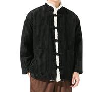 Costume d'hiver chaud en peluche, costume traditionnel chinois en coton pour homme, manteau kung fu, veste d'art martial, manches longues, vêtements de Tai Chi en coton et lin, uniforme Wing Chun