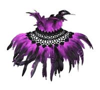 Costume d'hiver chaud pour l'hiver 2026 - Dégradé - Pour festival, bal masqué, performance par temps froid, violet, taille unique