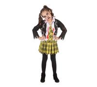 Costume D'Horreur De Fête D'Halloween Pour Fille Zombie Scolaire
