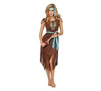 Costume d'indienne Squaw Apache - Robe de carnaval pour femme - Taille 44