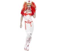 Costume D'Infirmière Avec Gouttes De Sang Pour Adulte