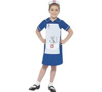 Costume D'Infirmière Uniforme Médical Pour Filles Enfant Déguisement Âge 4-12