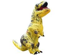 Costume dinosaure gonflable deguisement adulte fêTe de carnaval - Tyrannosaure Jaune Jaune G