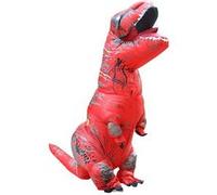 Costume dinosaure gonflable deguisement adulte fêTe de carnaval - Tyrannosaure Rouge Rouge G