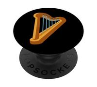 Costume d'instrument de Musique à Cordes Harpe PopSockets PopGrip Adhésif
