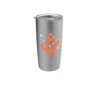Costume d'invertébrés marins corail Gobelet isotherme en acier inoxydable double paroi