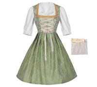 Costume Dirndl pour la fête de la bière, cosplay bavarois allemand avec tablier, costume de jeu de rôle pour la fête de la bière, robe traditionnelle pour fille, parfaite pour le théâtre, Halloween et