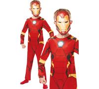 Costume D'Iron Man Pour Garçons Deluxe Tenue Officielle Enfant Âge 2-8