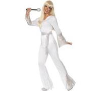 Costume Disco Lady - Blanc - S Blanc G