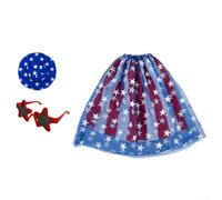 Costume d'oie en polyester résistant aux intempéries pour le jardin | Comprend des vêtements, un chapeau, des lunettes de soleil ; parfait pour les fêtes du 4 juillet, les accessoires photo