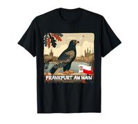 Costume d'oiseau de Grande Proie avec Costume de Ville de Francfort-sur-Le-Main T-Shirt