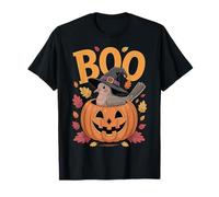 Costume d'oiseau sur Citrouille Halloween en deuil Colombe Oiseau T-Shirt