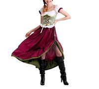 Costume d'Oktoberfest pour femmes de soubrette Party Déguisement d'uniforme Femme Chambre Cosplay Halloween Tenue la fête bière