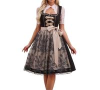 Costume d'Oktoberfest pour femmes style national Party Déguisement femme de chambre Vintage Grande Taille Halloween Tenue D'oktobre Carnaval