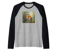 Costume d'ornithologie Robin Bird Watching Manche Raglan