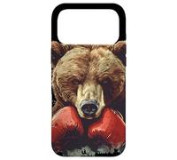 Costume d'ours de Boxe Cool pour Les Amateurs de Boxeur et de Sport Coque pour iPhone 17 Pro Max