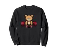 Costume d'ours en Peluche de soulevé de Terre Sweatshirt