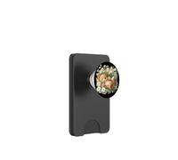 Costume d'ours Souriant dans Un pré pour Les Amateurs de Fleurs PopSockets PopWallet pour MagSafe