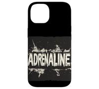 Costume drôle d'adrénaline pour une aventure sans peur Coque pour iPhone 14