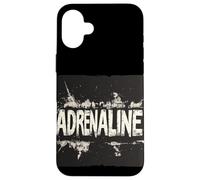 Costume drôle d'adrénaline pour une aventure sans peur Coque pour iPhone 16 Plus