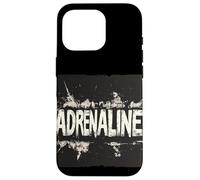 Costume drôle d'adrénaline pour une aventure sans peur Coque pour iPhone 16 Pro