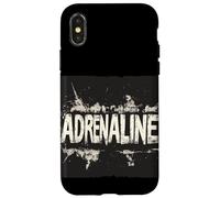 Costume drôle d'adrénaline pour une aventure sans peur Coque pour iPhone X/XS
