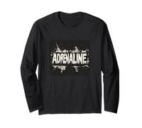 Costume drôle d'adrénaline pour une aventure sans peur Manche Longue