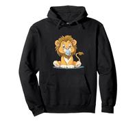 Costume drôle de bébé Lion avec tétine pour garçons et Filles Sweat à Capuche