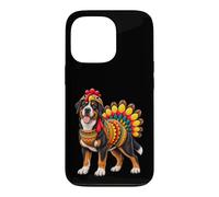 Costume drôle de Chien de Montagne Suisse pour Thanksgiving Coque pour iPhone 13 Pro
