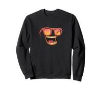 Costume drôle de Lunettes emblème avec Un Grand Rire Sweatshirt