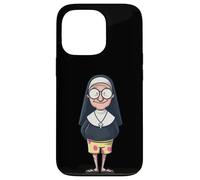 Costume drôle de Nonne en Short pour Adultes et Enfants Coque pour iPhone 13 Pro