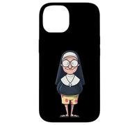 Costume drôle de Nonne en Short pour Adultes et Enfants Coque pour iPhone 14