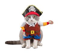 Costume drôle de Veste de Pirate Costumes de Corsaire Super Mignon Habiller Les vêtements de fête pour Chiens Chats