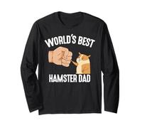 Costume du Meilleur Papa Hamster du Monde pour Amoureux Manche Longue