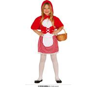 Costume du Petit Chaperon rouge pour fille, taille:128/134