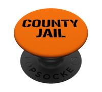 Costume d'uniforme de Prison de comté pour Halloween PopSockets PopGrip Adhésif