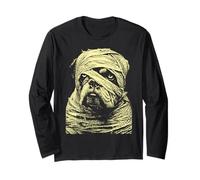 Costume Effrayant de Bouledogue Mignon pour Halloween Momie Manche Longue