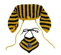 Costume égyptien pour chien - Tenue d'Halloween amusante pour chiens et chats | Vêtements tricotés pour chien, accessoires de fête, costume de pharaon antique réglable pour animaux de compagnie